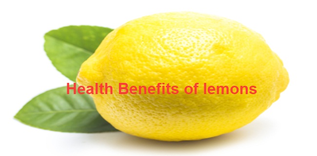 Health Benefits of lemons